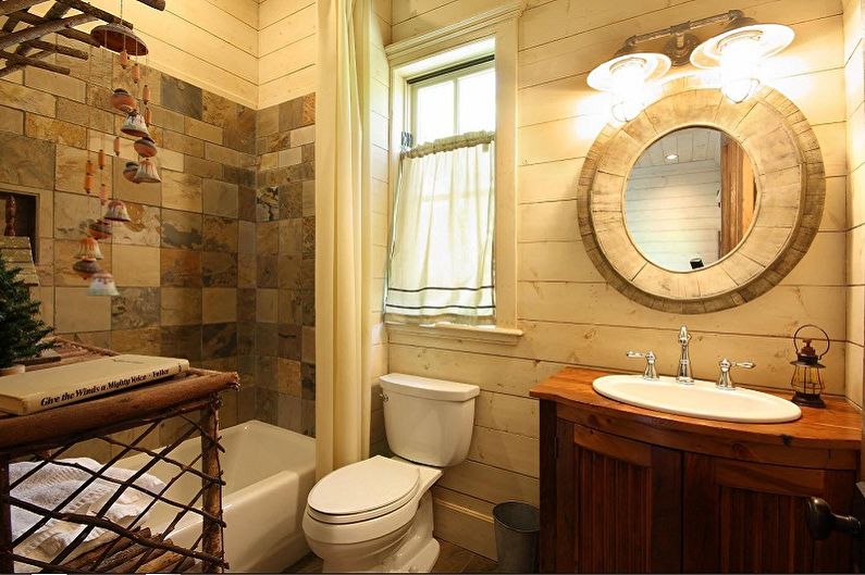Design Ideas for Plastic Panels for the Bathroom - Imitation of Wood and Decorative Stone