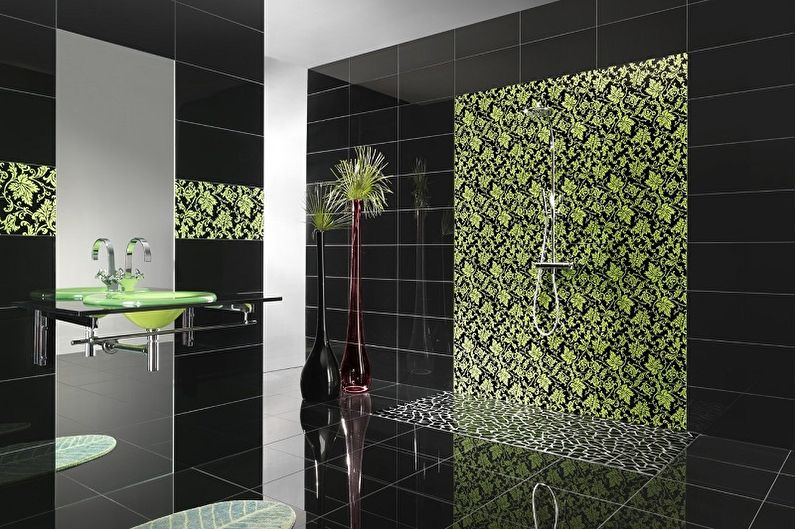 Plastic panels for the bathroom - photo