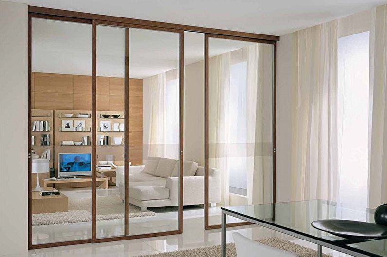 Portes intérieures en verre - photo