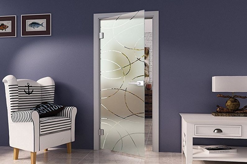 Portes intérieures en verre - photo