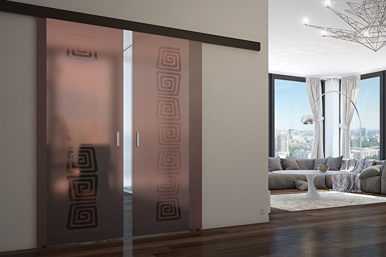Portes intérieures en verre - photo