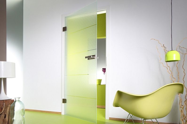 Portes intérieures en verre - photo