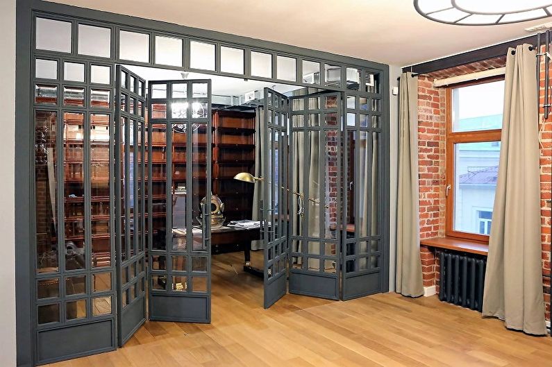 Portes intérieures en verre - photo
