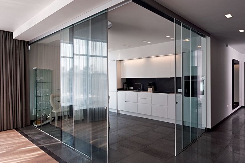 Portes intérieures en verre - photo