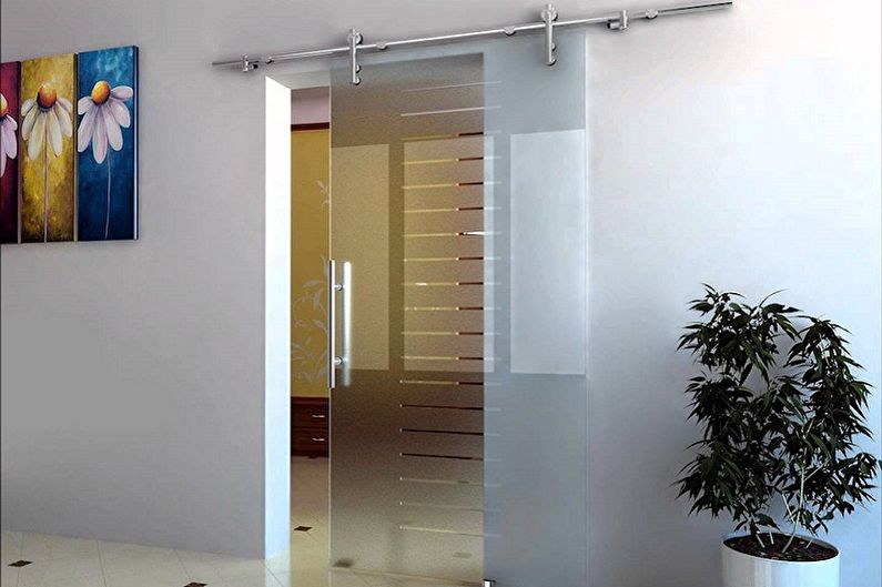 Portes intérieures en verre - photo