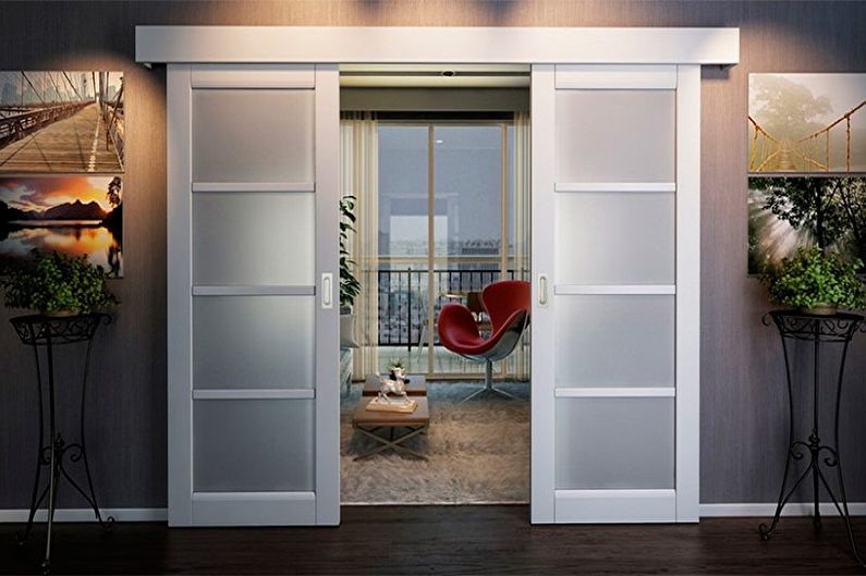 Portes intérieures en verre - photo