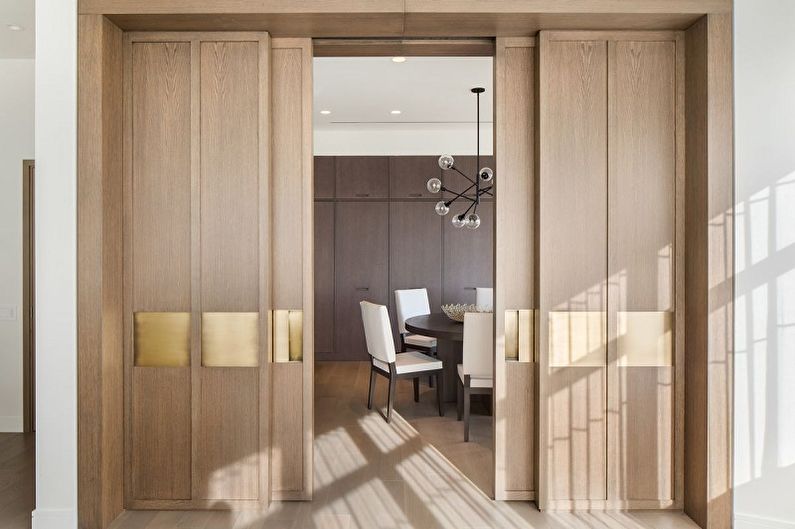 Types of Material of Interior Sliding Doors - Wood