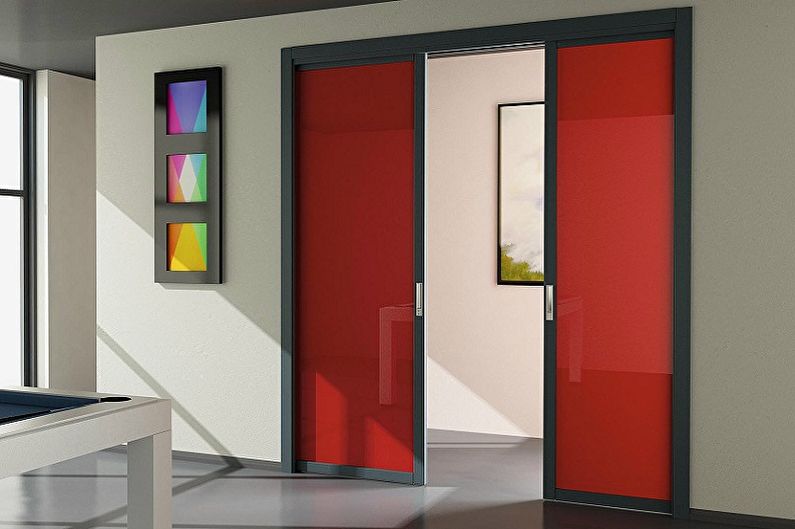 Types of material for interior sliding doors - Plastic