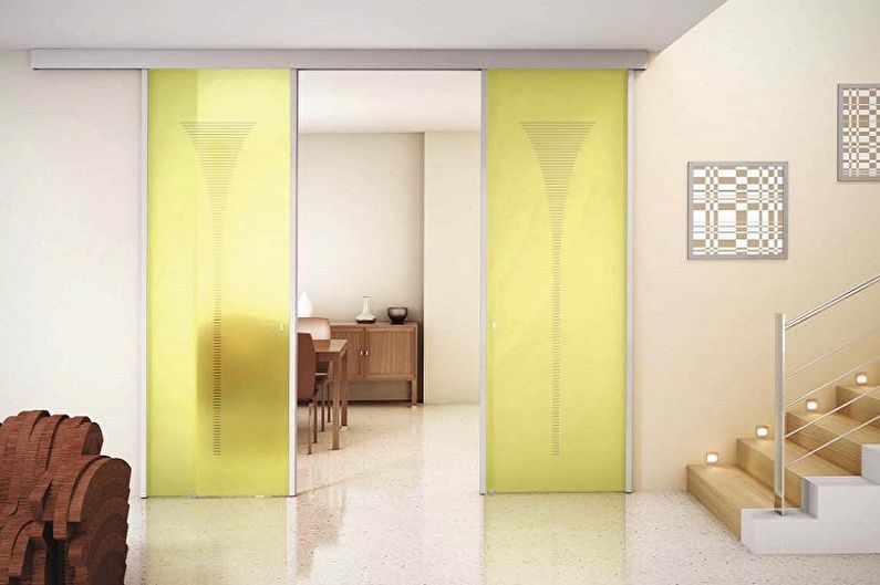 Interior sliding doors - photo
