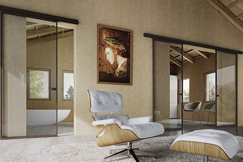 Interior sliding doors - photo