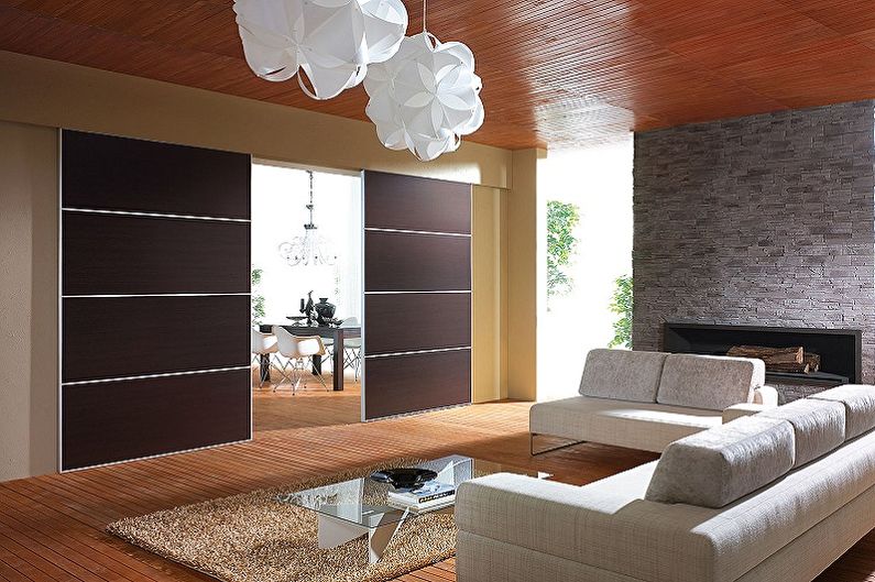 Interior sliding doors - photo