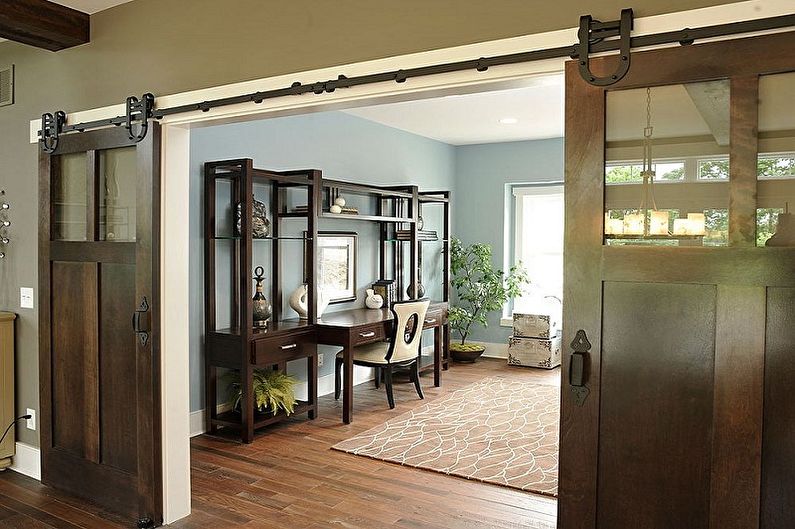 Interior sliding doors - photo