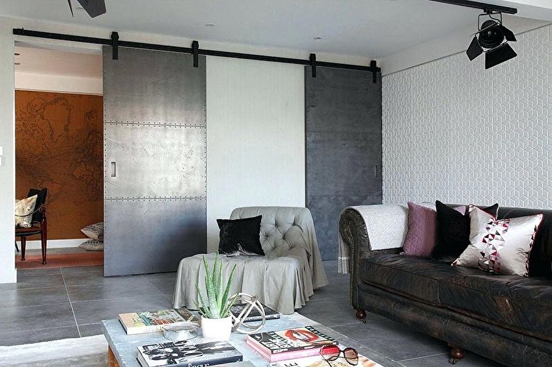Interior sliding doors - photo