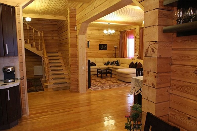 Houses from timber - projects and photos