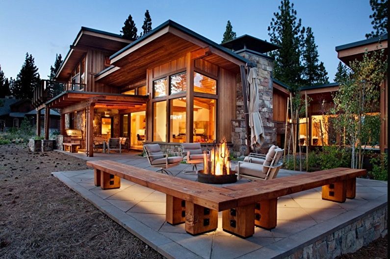 Houses from timber - projects and photos