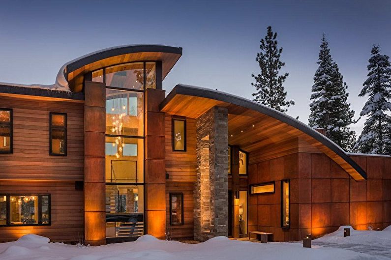 Houses from timber - projects and photos