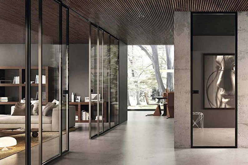 Portes intérieures en verre (65+ photos)