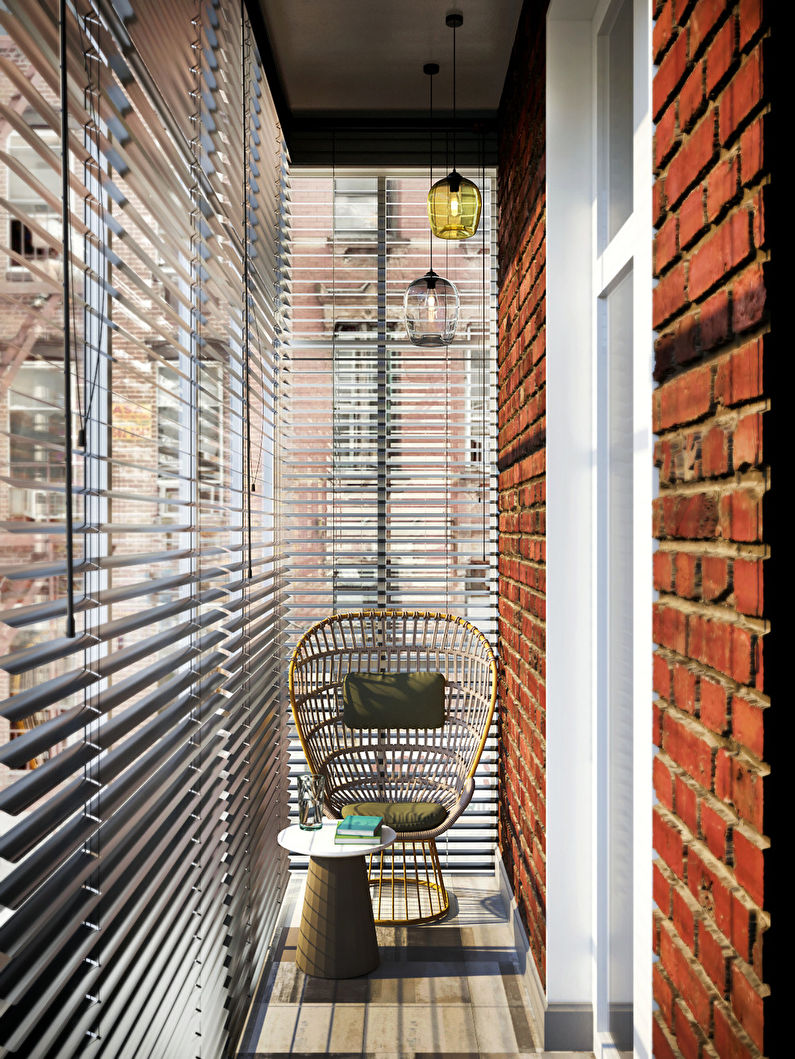 Bedroom for a student-student in a loft style - photo 7