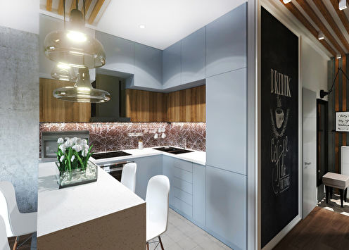 Design project of an apartment of 47 sq.m.