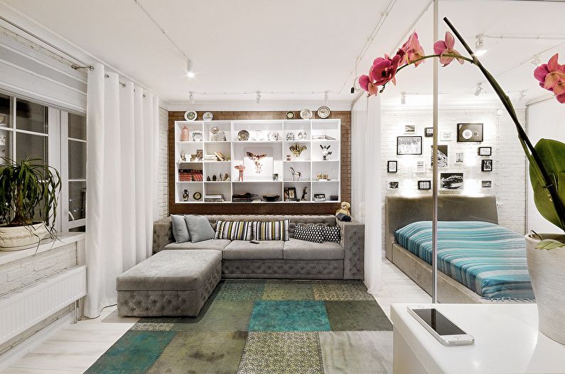 Living Room Design - White