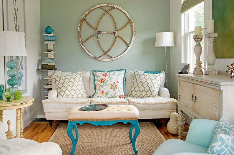 Living Room Design - Pastel Colors