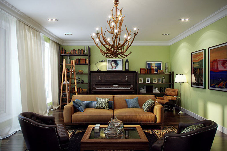 Living Room Design - Natural Shades
