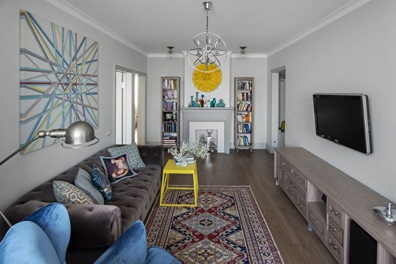 Living Room Design - Decor and Textile