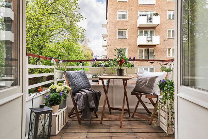 Balcony and kitchen combination - Interior Design