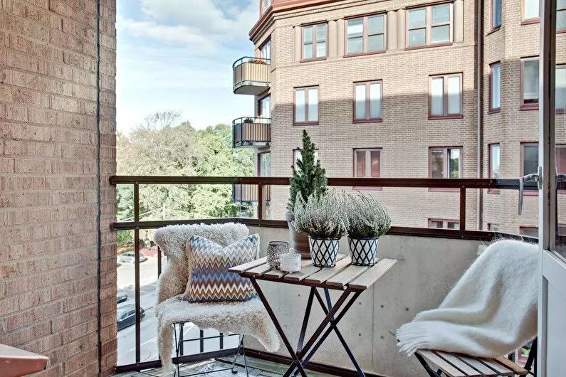 Balcony and kitchen combination - Interior Design