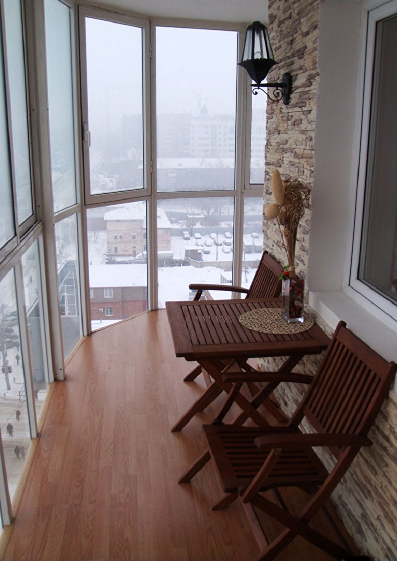 Balcony and kitchen combination - Interior Design