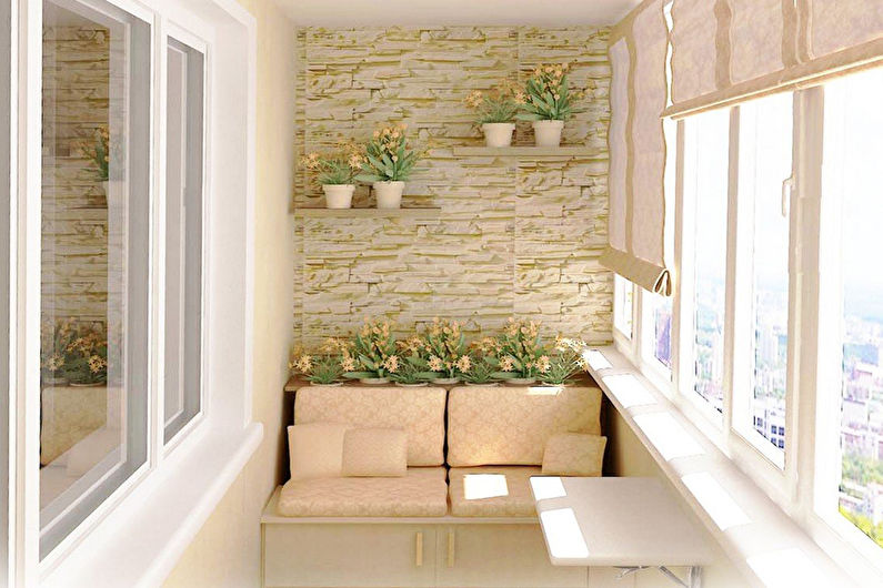Balcony / Loggia Design - Wall Decoration