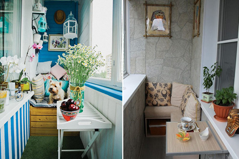 Balcony / Loggia Design - Decor and Lighting