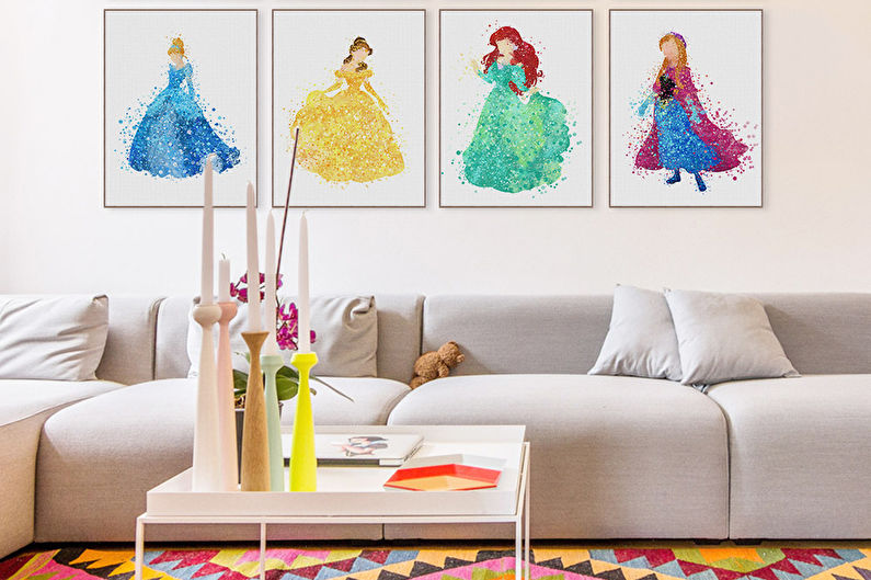 Children's room in the style of pop art - Interior Design