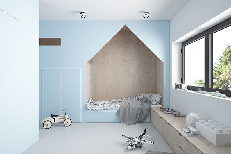 Minimalism kids room - Interior Design