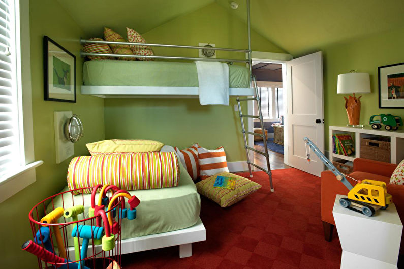 Green Kids Room - Interior Design