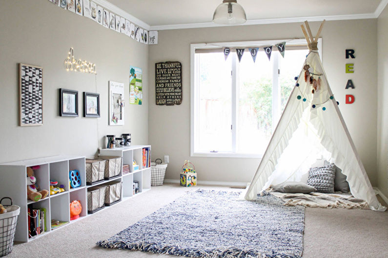 Interior design of a children's room - photo