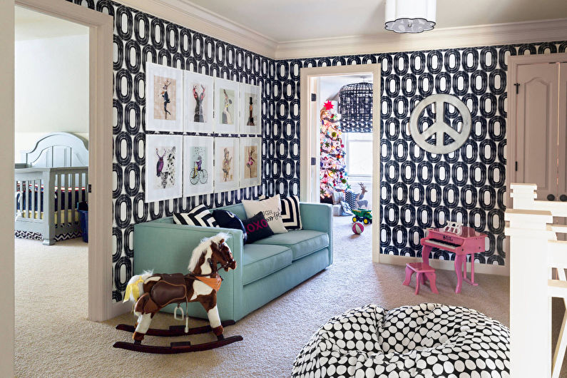 Interior design of a children's room - photo