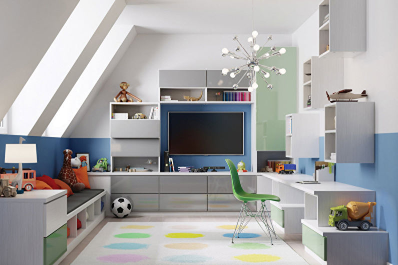 Interior design of a children's room - photo