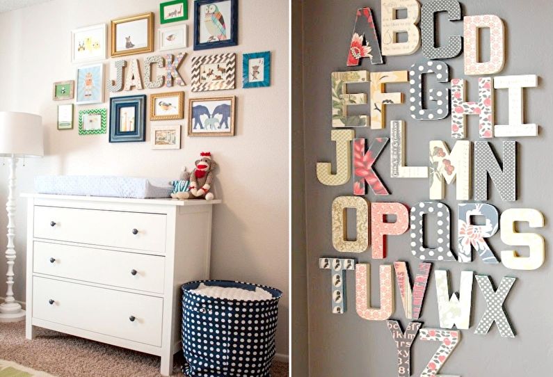 Interior design of a children's room - photo