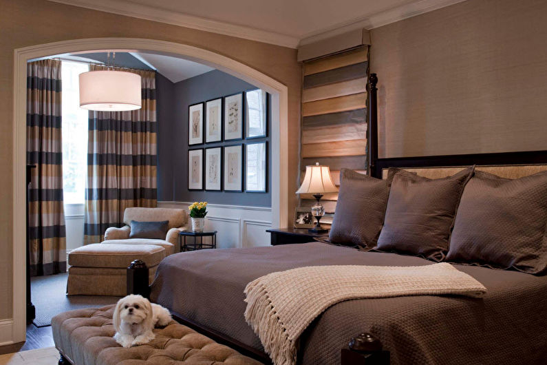 Design of a bedroom-living room - How to choose furniture