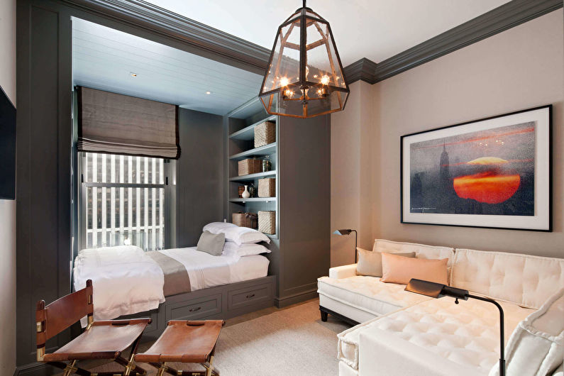 Small bedroom-living room - Interior Design