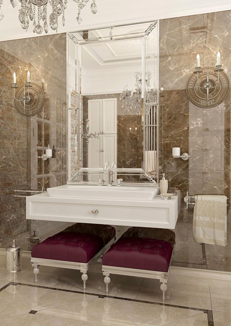 Brick and Marble Bathroom Project - photo 6