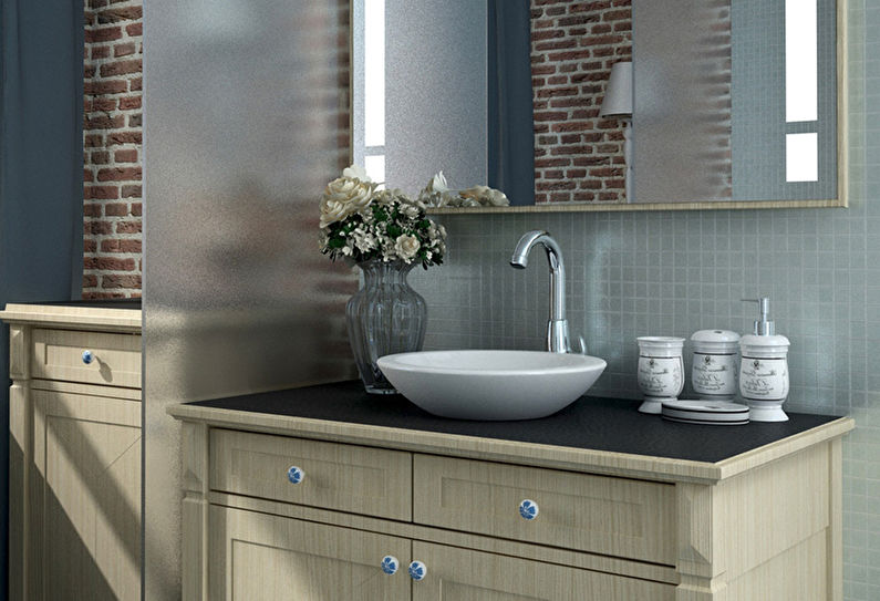 Loft Bathroom, 8 m2 - photo 3