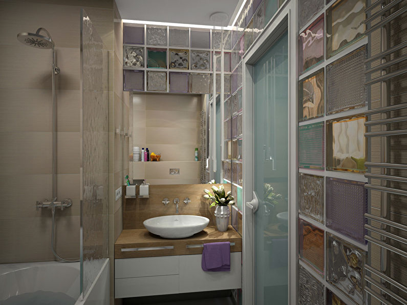 Glass and Color Bathroom - photo 1
