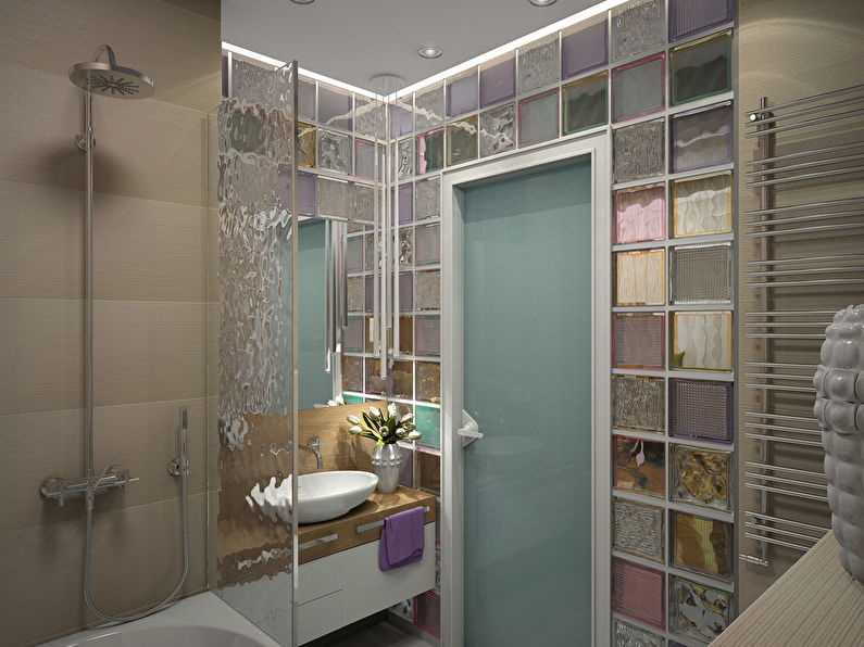 Glass and Color Bathroom - photo 2