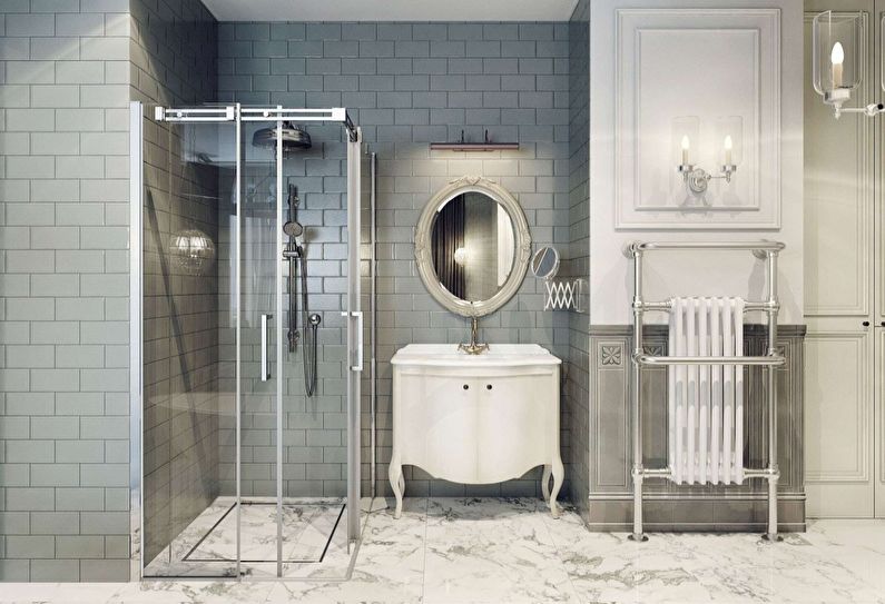 Classic gray bathroom - Interior Design