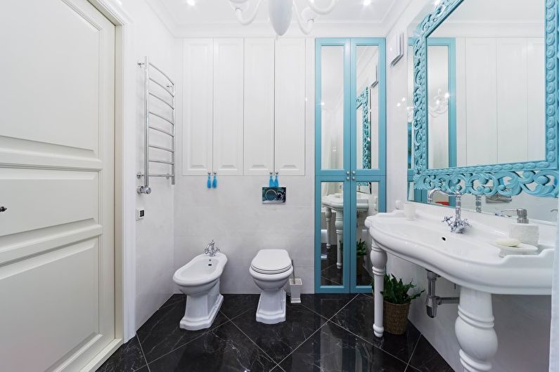 Interior design of a classic-style bathroom - photo