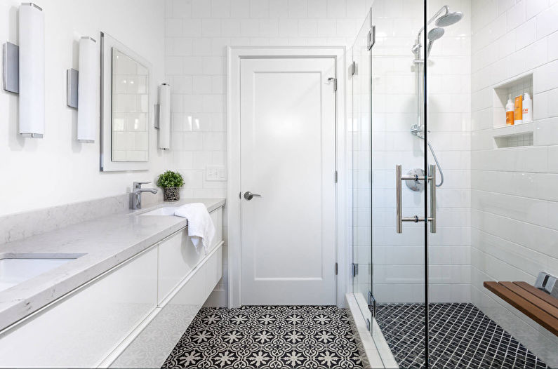 Interior design of a classic-style bathroom - photo