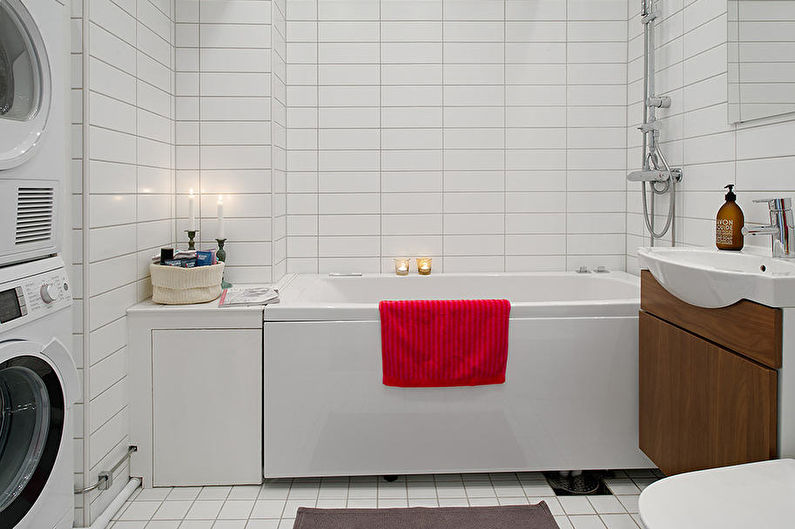 Scandinavian Style Bathroom Interior Design - Features