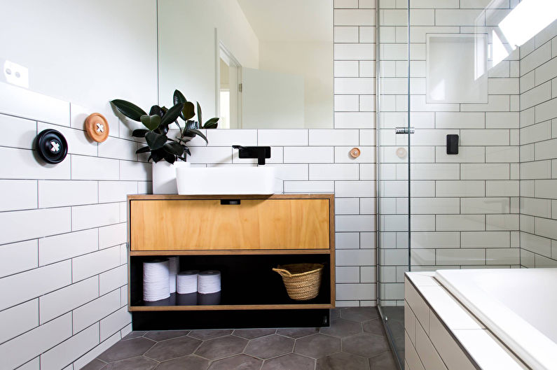 Scandinavian Style Bathroom Design - Furniture